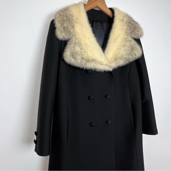 Vintage Jackets & Blazers - Vintage fur 50s 60s union made trench